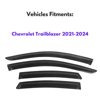 Pare-soleils pour Chevrolet Trailblazer 2021-2024, 4 pièces