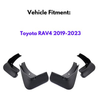 Bavette garde-boue pour Toyota RAV4 2019-2023, 4 pièces