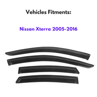 Pare-soleils pour Nissan Xterra 2005-2016, 4 pièces