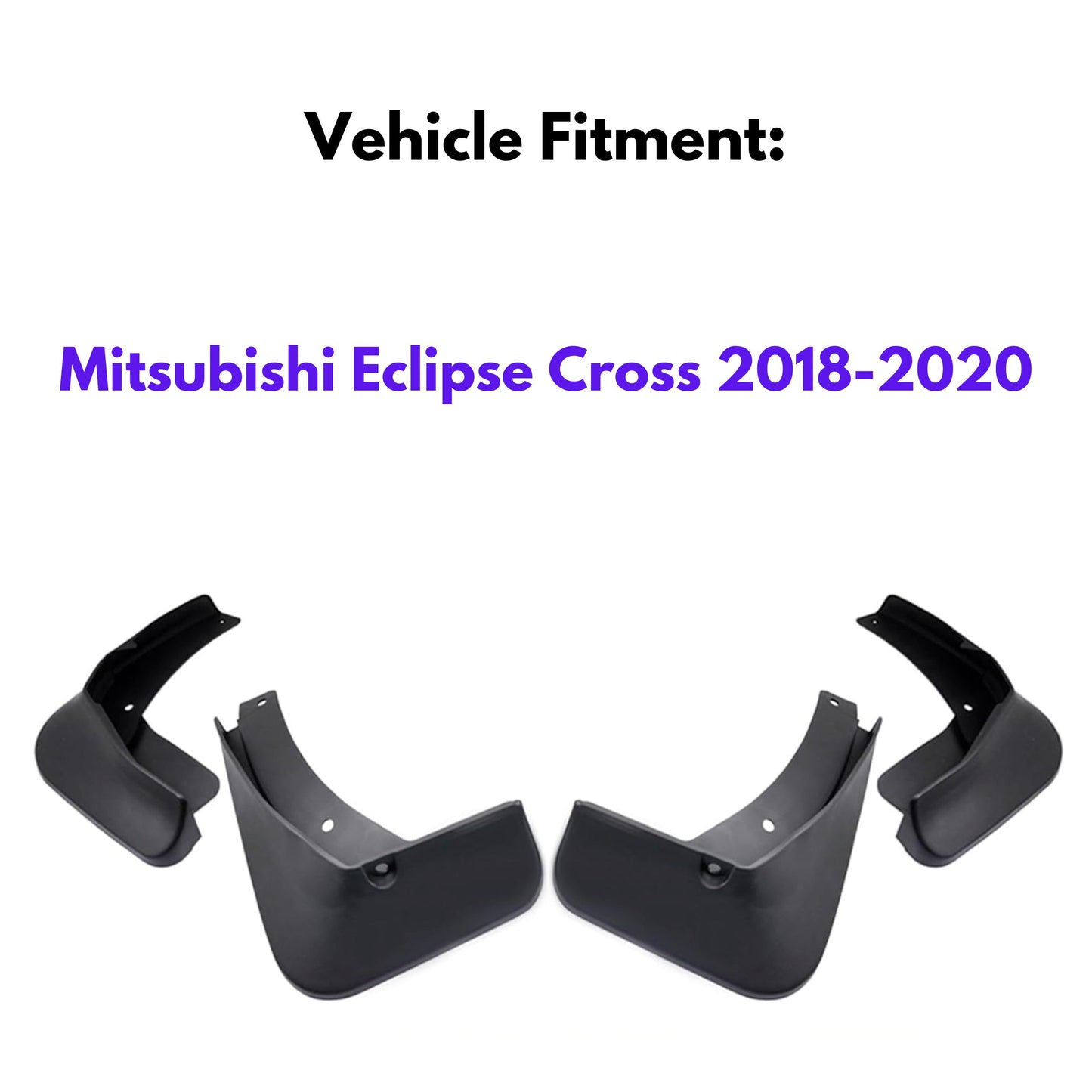 Mud Flap for Mitsubishi Eclipse Cross 2018-2020, 4-Piece