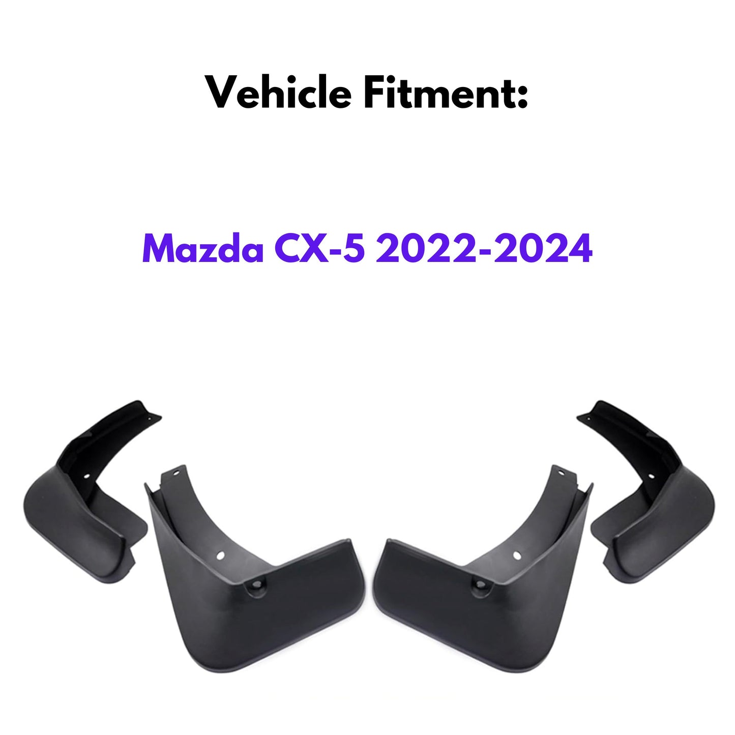 Mud Flap for Mazda CX-5 2022-2024, 4-Piece