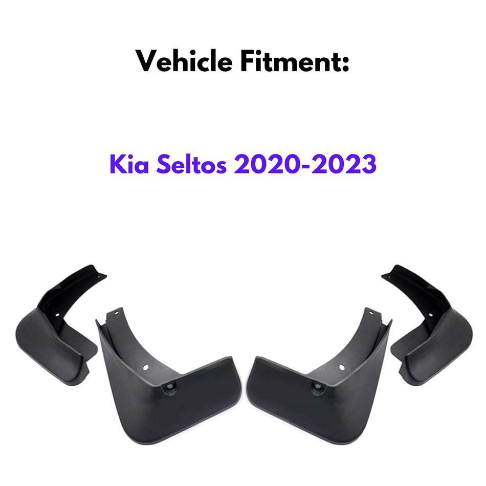 Bavette garde-boue pour Kia Seltos 2020-2023, 4 pièces