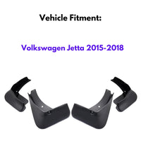 Bavette garde-boue pour Volkswagen Jetta 2015-2018, 4 pièces