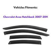 Pare-soleils pour Chevrolet Aveo Hatchback 2007-2011, 4 pièces