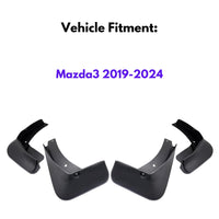 Mud Flap for Mazda3 2019-2024, 4-Piece