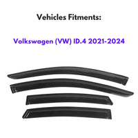 Pare-soleils pour Volkswagen (VW) ID.4 2021-2024, 4 pièces