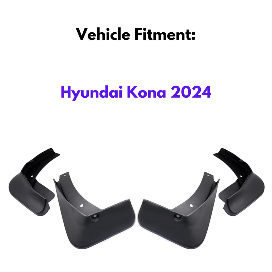 Mud Flap for Hyundai Kona 2024, 4-Piece