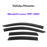 Pare-soleils pour Mitsubishi Lancer 1997-2002, 4 pièces