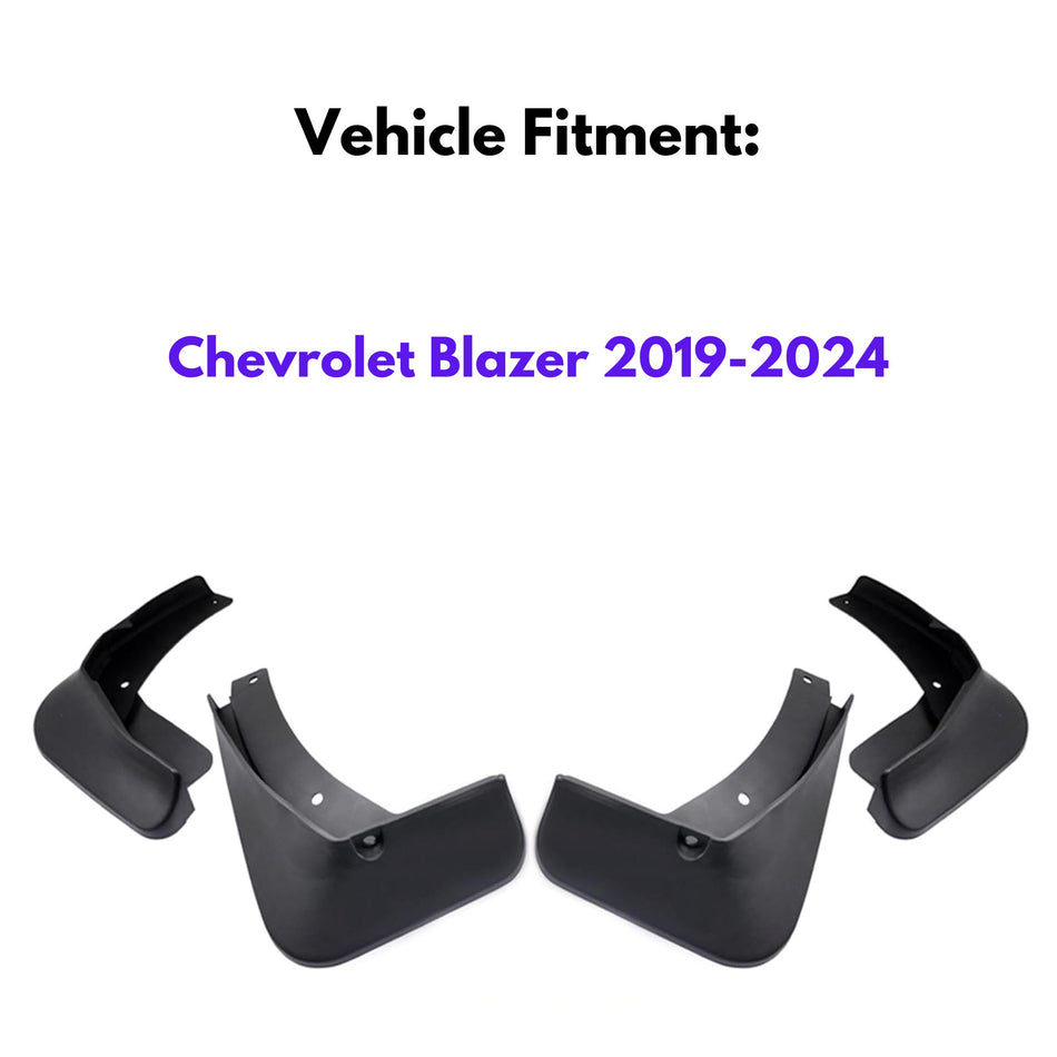 Mud Flap for Chevrolet Blazer 2019-2024, 4-Piece
