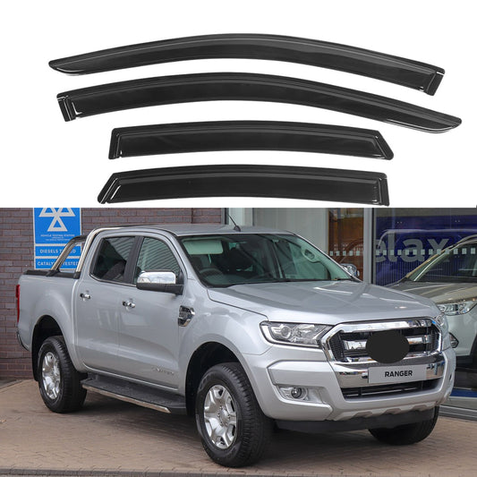 Pare-soleils pour Ford Ranger SuperCrew 2012-2018, 4 pièces