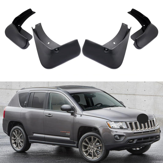 Garde-boue pour Jeep Compass 2011-2016, 4 pièces