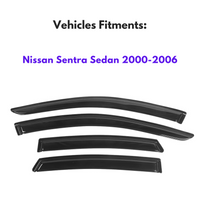 Pare-soleils pour Nissan Sentra Sedan 2000-2006, 4 pièces