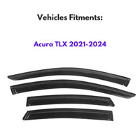 Pare-soleils pour Acura TLX 2021-2024, 4 pièces