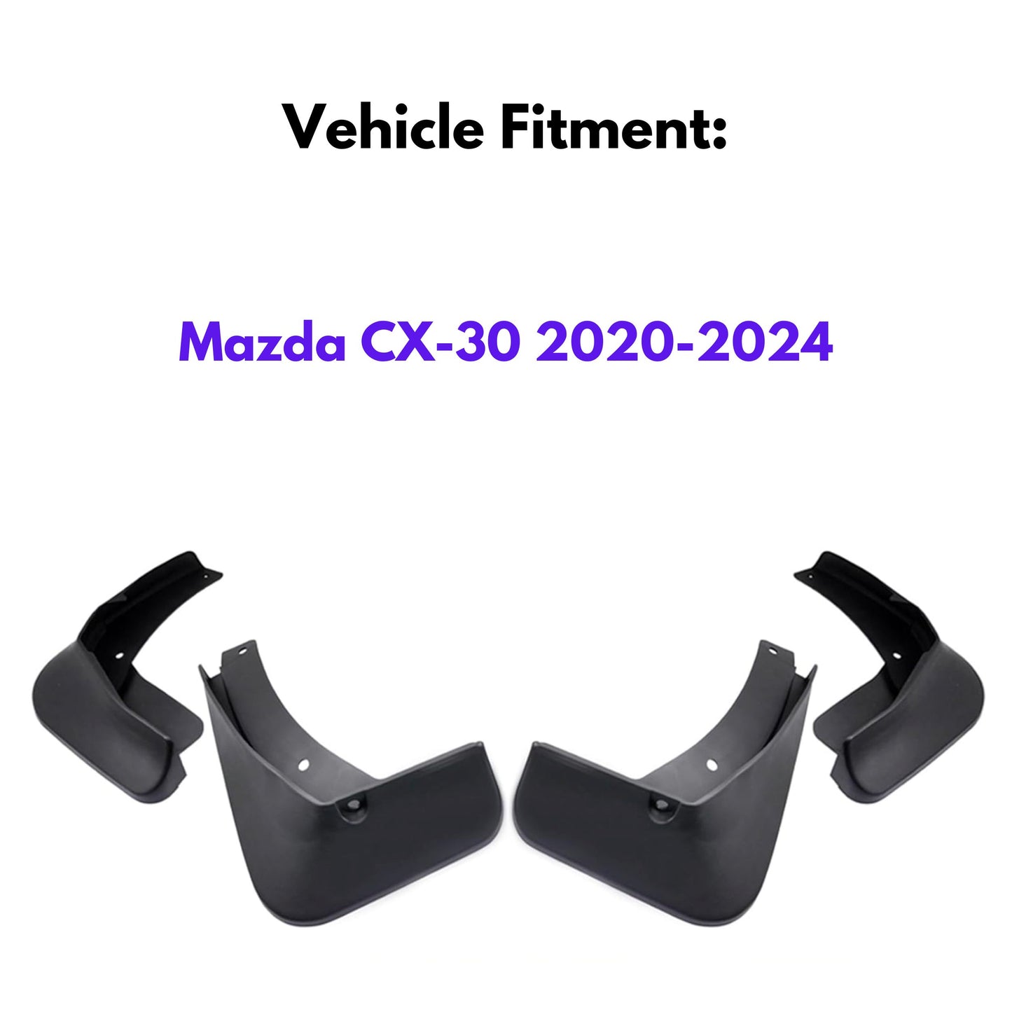 Mud Flap for Mazda CX-30 2020-2024, 4-Piece