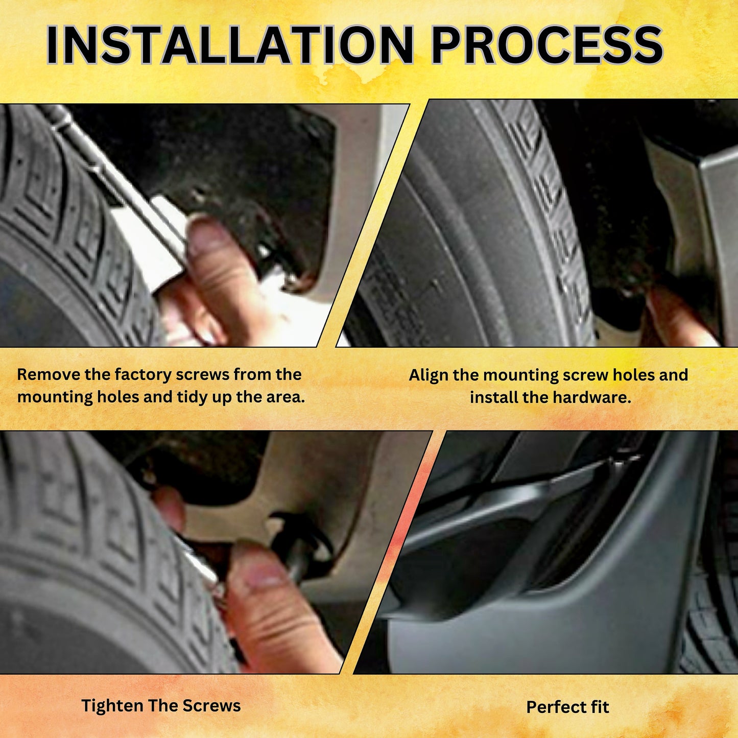 Mud Flap for Kia Sportage 2017-2022, 4-Piece