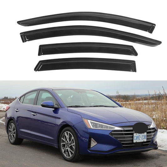 Pare-soleils pour Hyundai Elantra 2017-2020 (sauf GT), 4 pièces