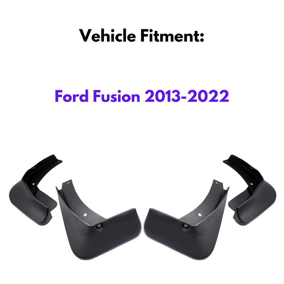 Mud Flap for Ford Fusion 2013-2022, 4-Piece