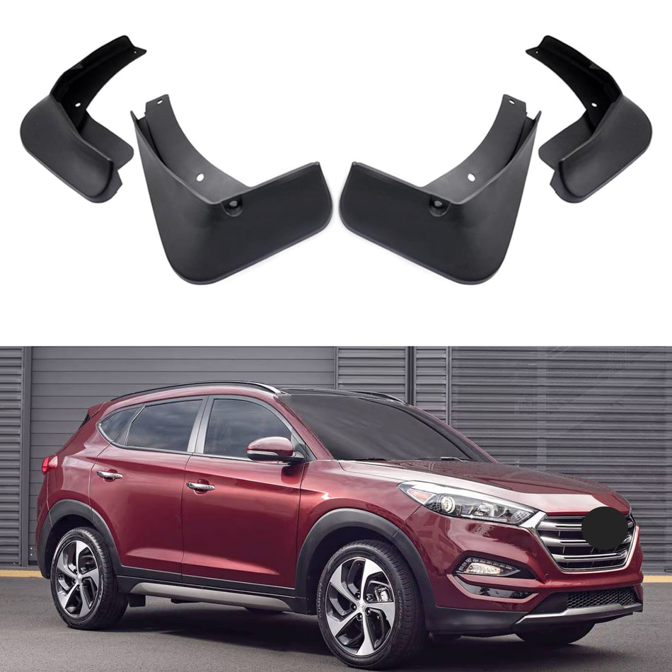 Bavette garde-boue pour Hyundai Tucson 2016-2018, 4 pièces