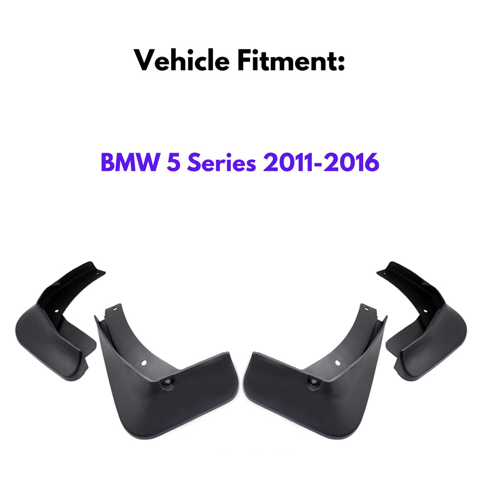Mud Flap for BMW 5 Series 2011-2016, 4-Piece