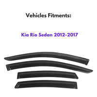 Pare-soleils pour Kia Rio Sedan 2012-2017, 4 pièces