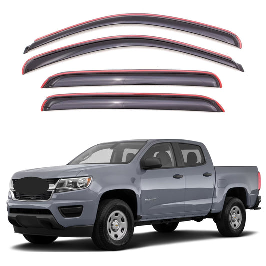 Pare-soleils pour Chevrolet Colorado CrewCab 2015-2022 et GMC Canyon CrewCab 2015-2022, 4 pièces