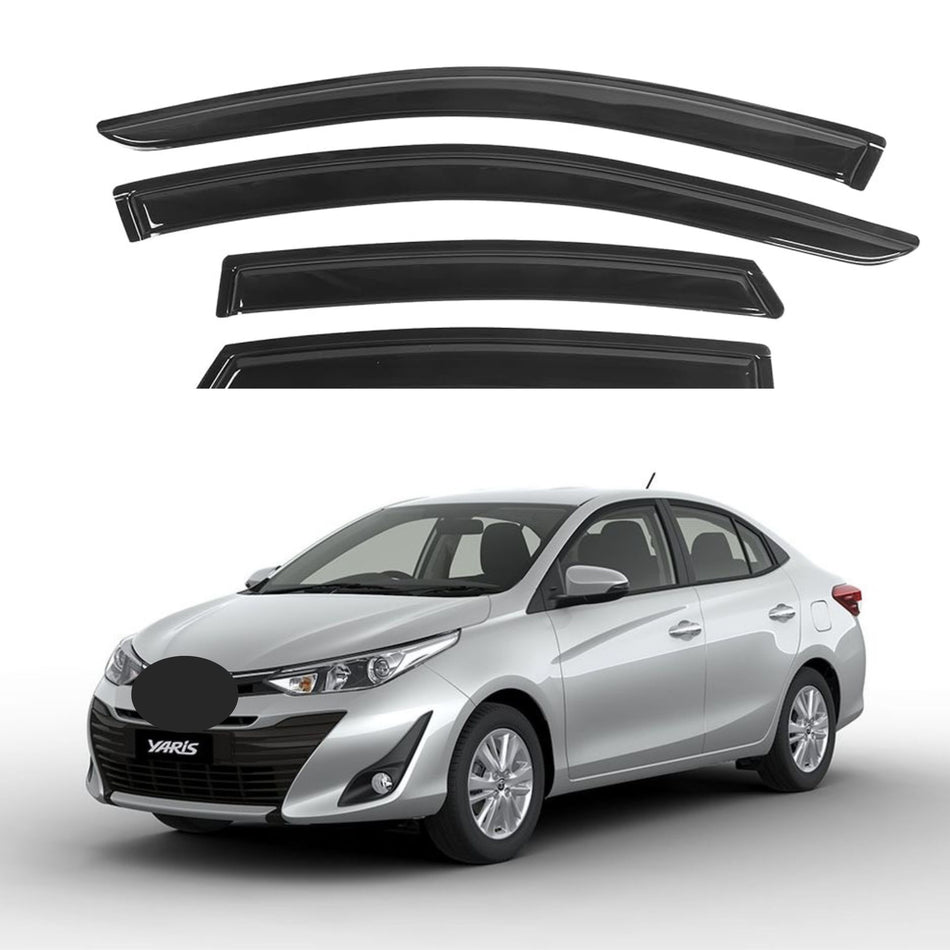 Window Visors for Toyota Yaris Sedan 2014-2019, 4-Piece