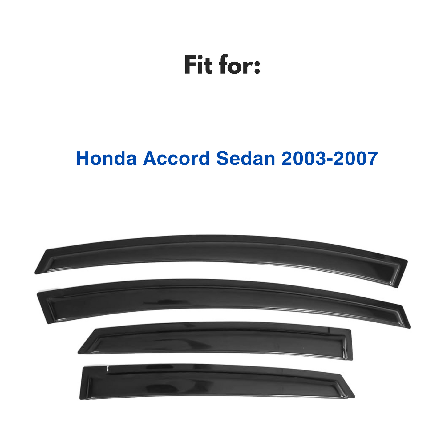 Pare-soleils pour Honda Accord Sedan 2003-2007, 4 pièces