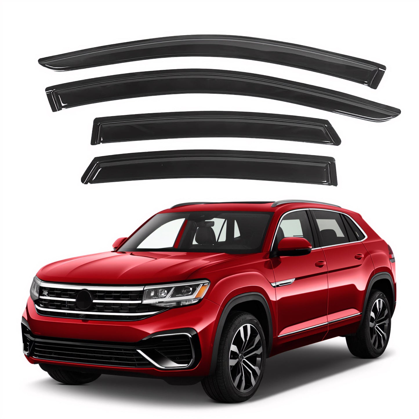Pare-soleils pour Volkswagen (VW) Atlas 2018-2024, 4 pièces
