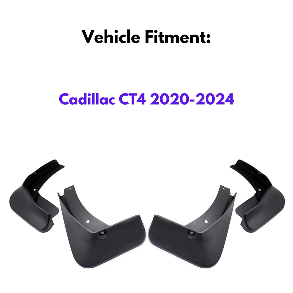 Mud Flap for Cadillac CT4 2020-2024, 4-Piece (Copy)