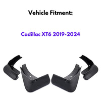 Garde-boue pour Cadillac XT6 2019-2024, 4 pièces