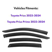 Pare-soleils pour Toyota Prius 2023-2024 et Toyota Prius Prime 2023-2024, 4 pièces