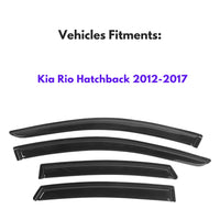 Pare-soleils pour Kia Rio Hatchback 2012-2017, 4 pièces