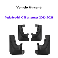 Mud Flap for Tesla Model X 5Passenger 2016-2021, 4-Piece