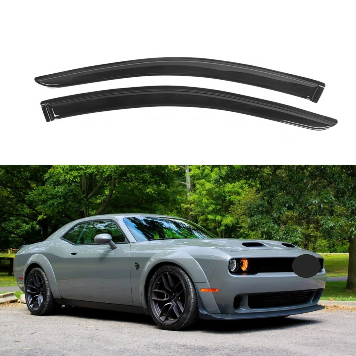 Pare-soleils pour Dodge Challenger 2008-2023, 2 pièces