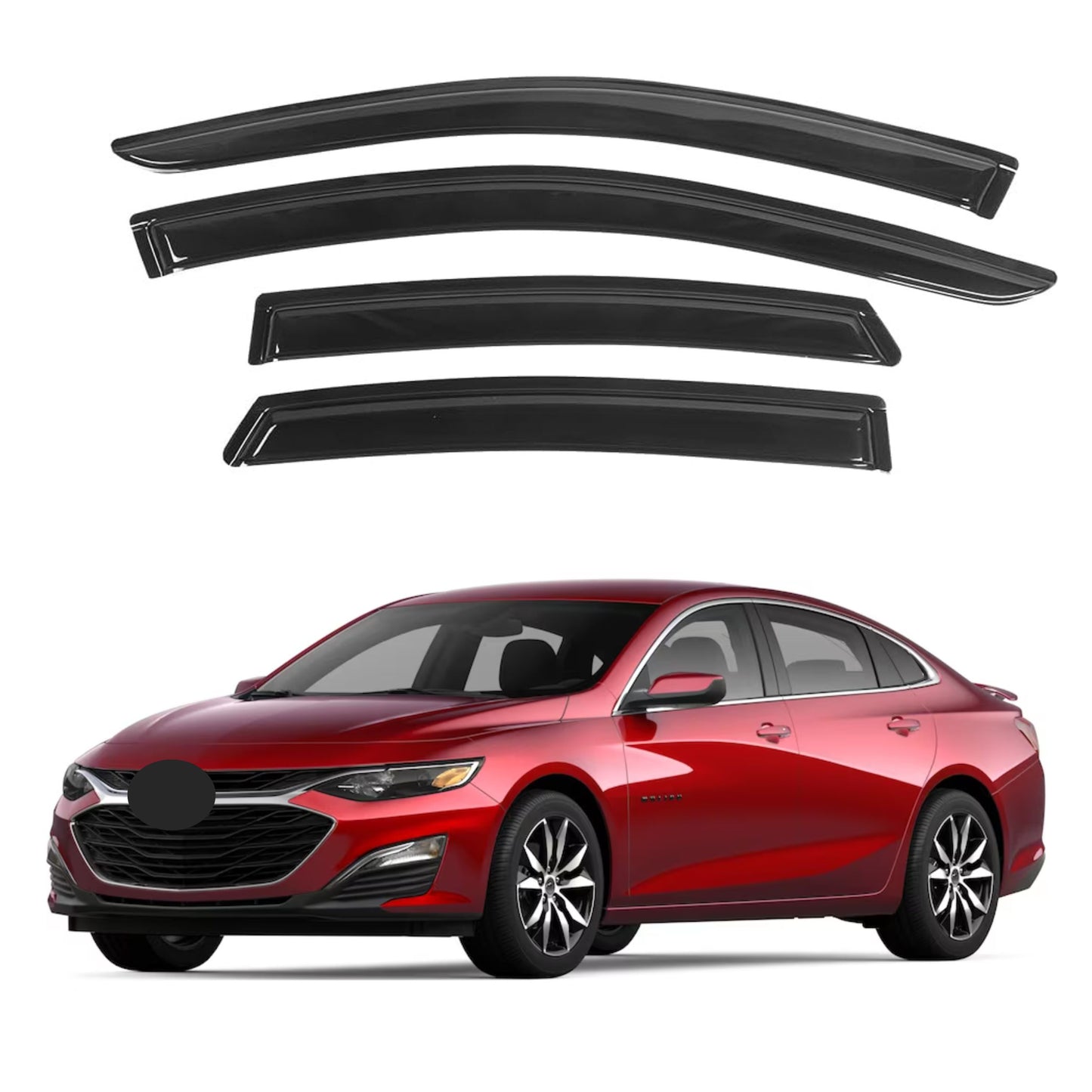 Pare-soleils pour Chevrolet Malibu 2016-2024 (à l'exception du modèle Limited 2016), 4 pièces
