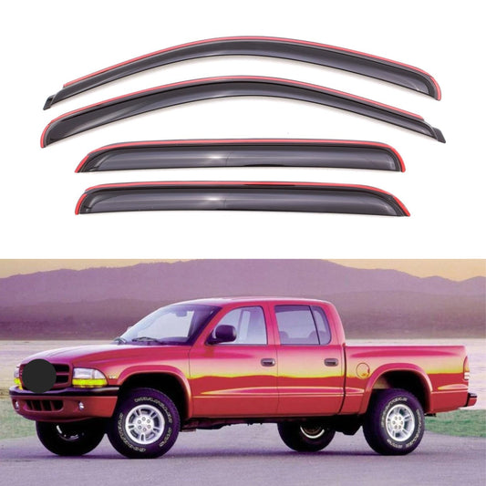 Pare-soleils pour Dodge Dakota Crew Cab 2000-2004, 4 pièces