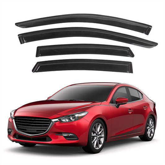 Pare-soleils pour Mazda 3 Berline et Hatchback 2014-2018, 4 pièces