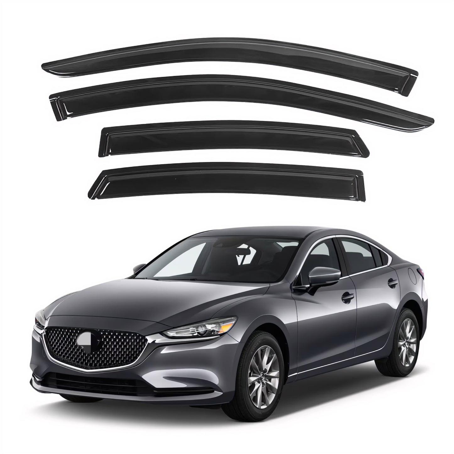 Pare-soleils pour Mazda 6 2014-2021, 4 pièces