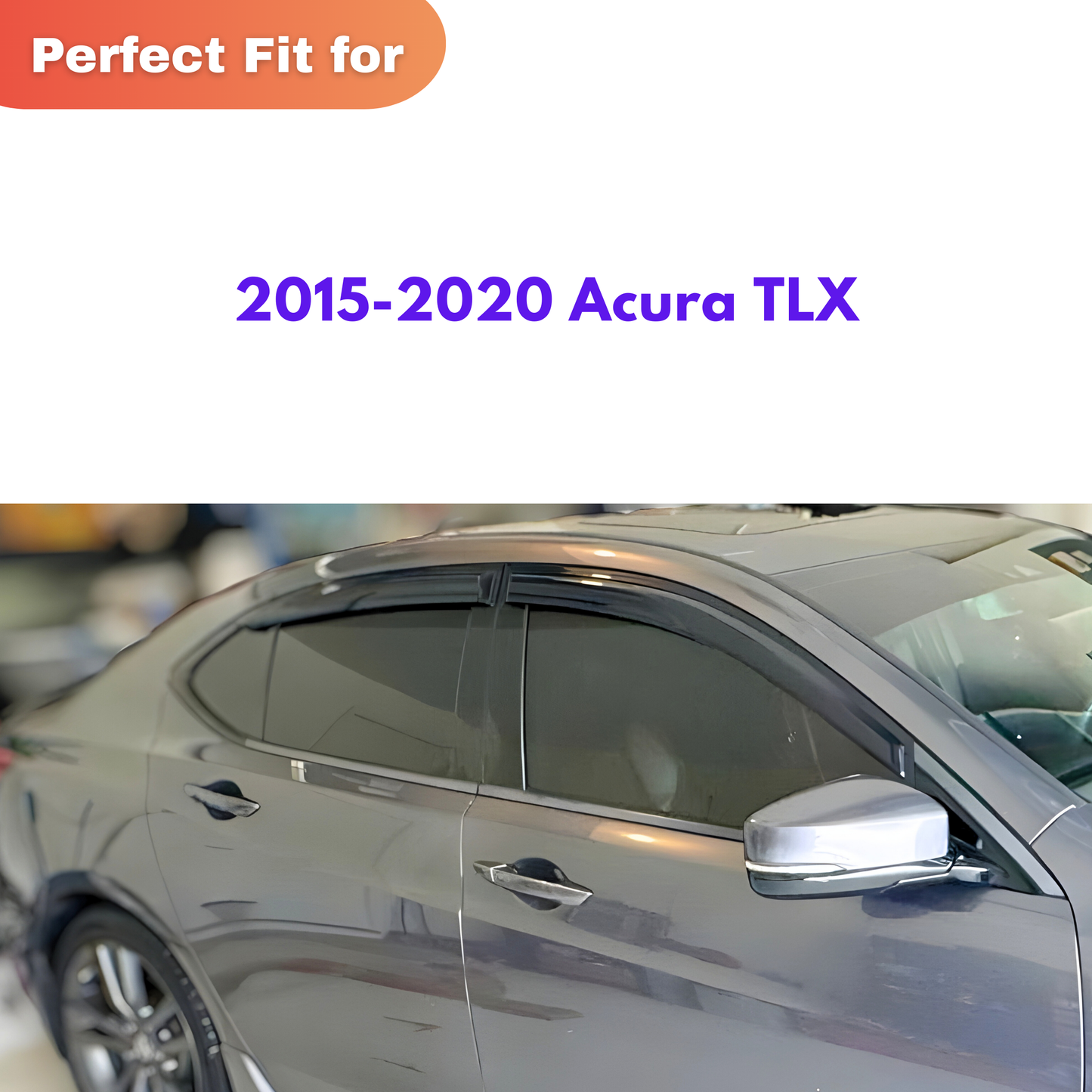 Pare-soleils pour Acura TLX 2015-2020, 4 pièces