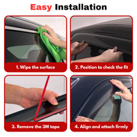 Pare-soleils pour Acura TLX 2015-2020, 4 pièces