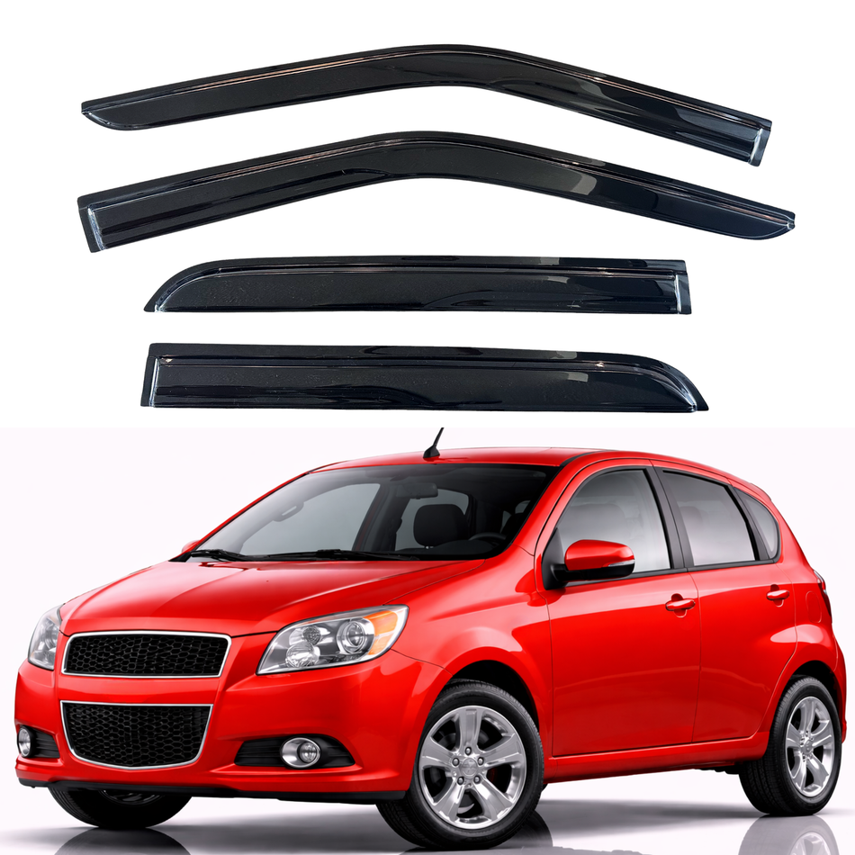 Window Visors for 2007-2011 Chevrolet Aveo Hatchback