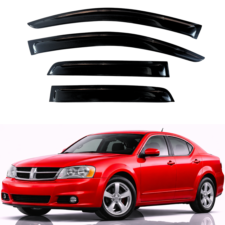 Window Visors for 2008-2014 Dodge Avenger