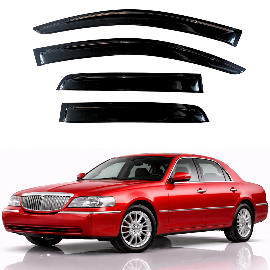 Window Visors for 1998-2010 Lincoln Town Car