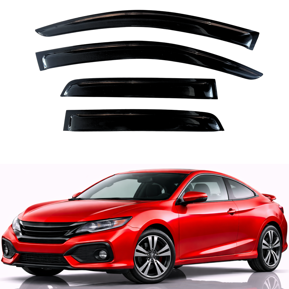 Window Visors for 2016-2020 Honda Civic Coupe
