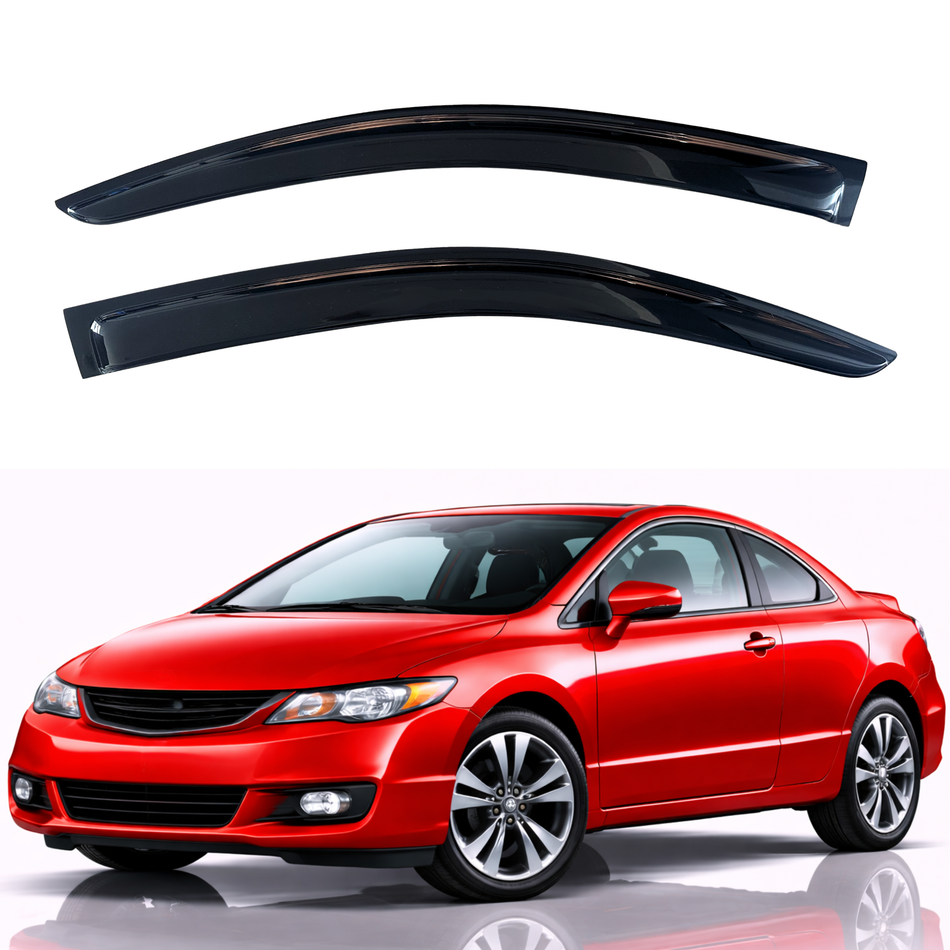 Window Visors for 2006-2011 Honda Civic Coupe