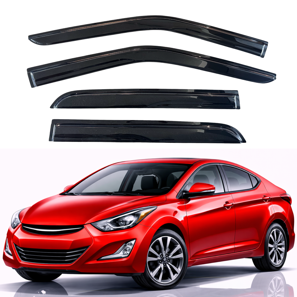 Window Visors for 2011-2016 Hyundai Elantra
