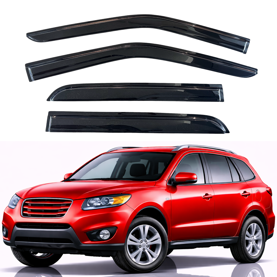 Window Visors for 2007-2012 Hyundai Santa Fe