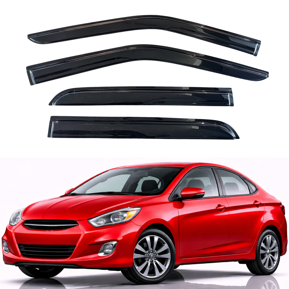 Window Visors for 2012-2017 Hyundai Accent