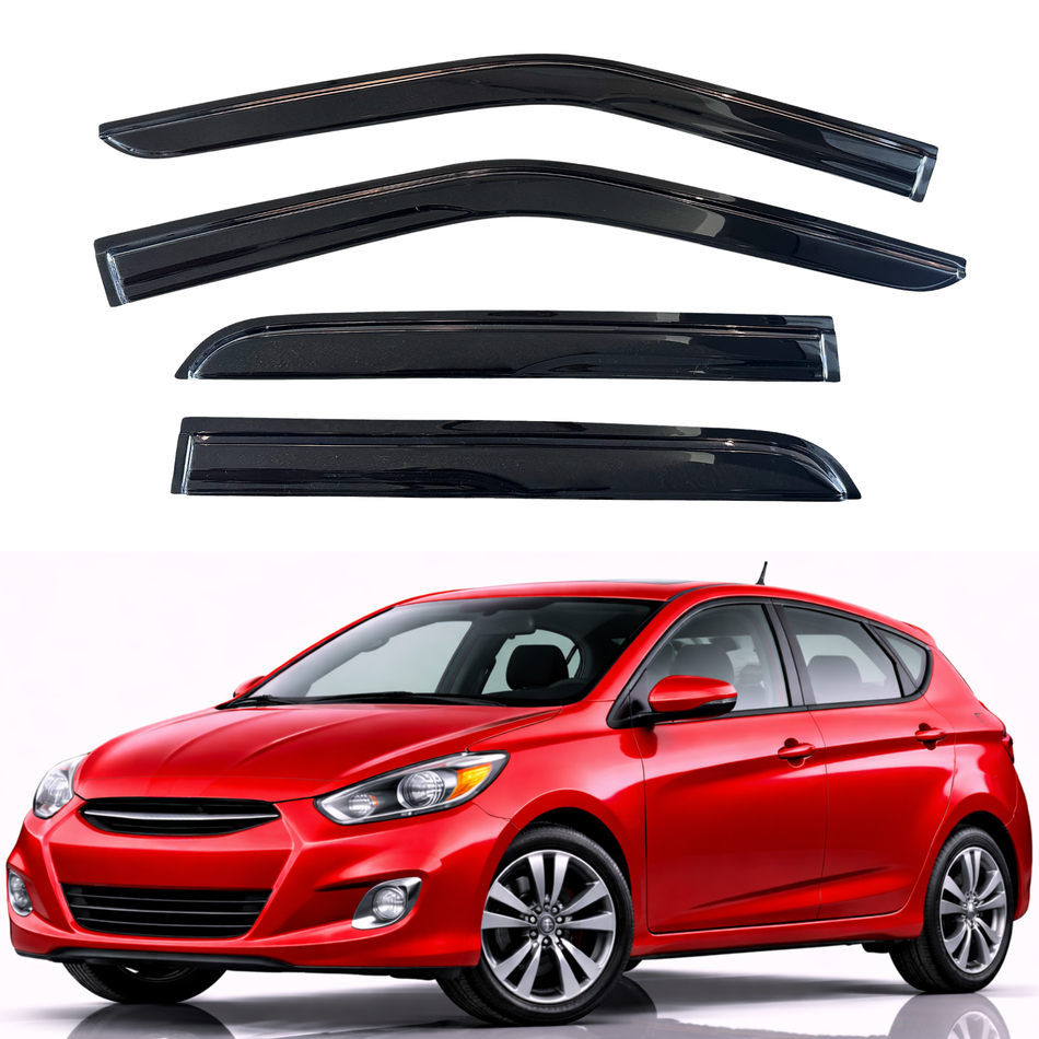 Window Visors for 2012-2017 Hyundai Accent Hatchback