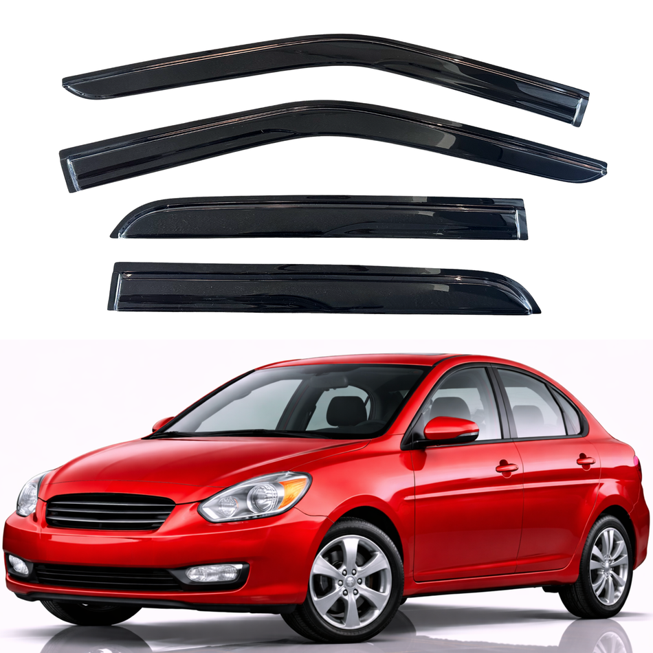 Window Visors for 2006-2010 Hyundai Accent